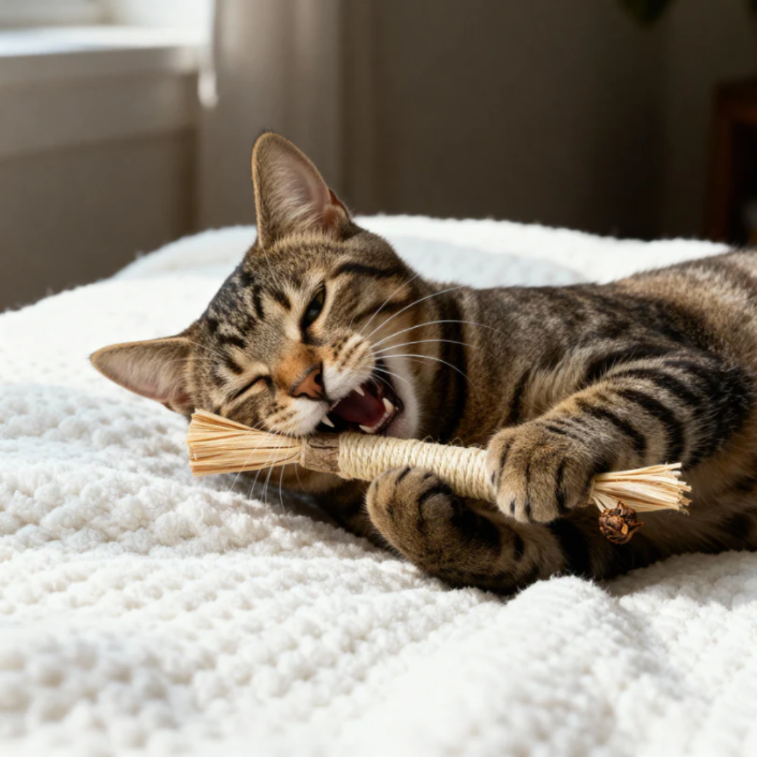 Natural Silvervine Sticks for Calm, Engaged, and Happy Cats