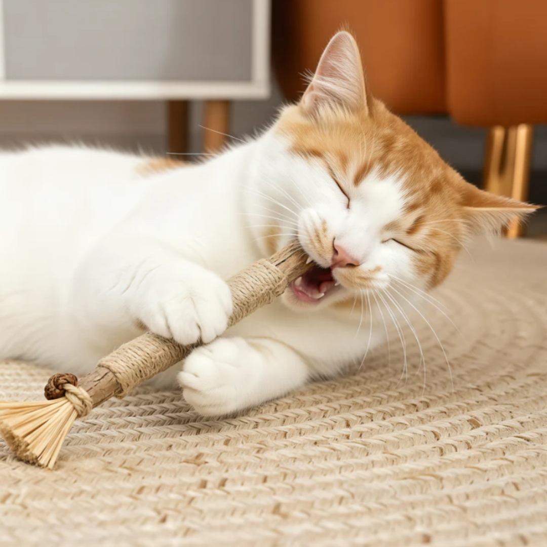Natural Silvervine Sticks for Calm, Engaged, and Happy Cats